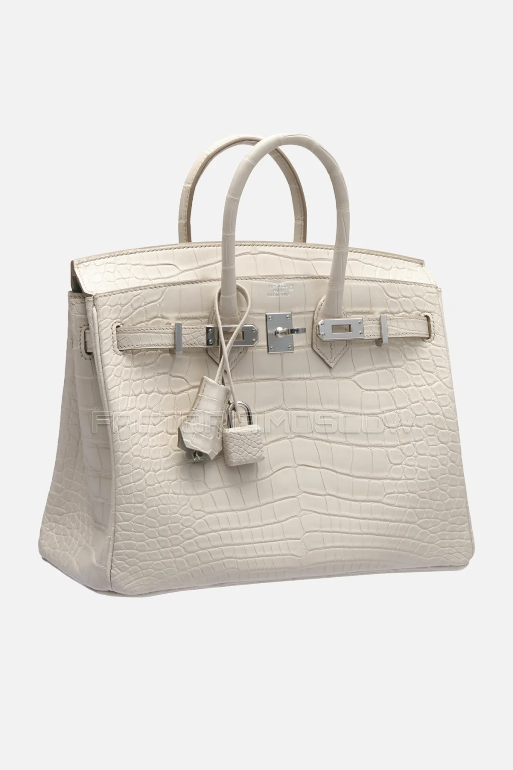 Hermes Birkin 25 Alligator Matte Beton PHW