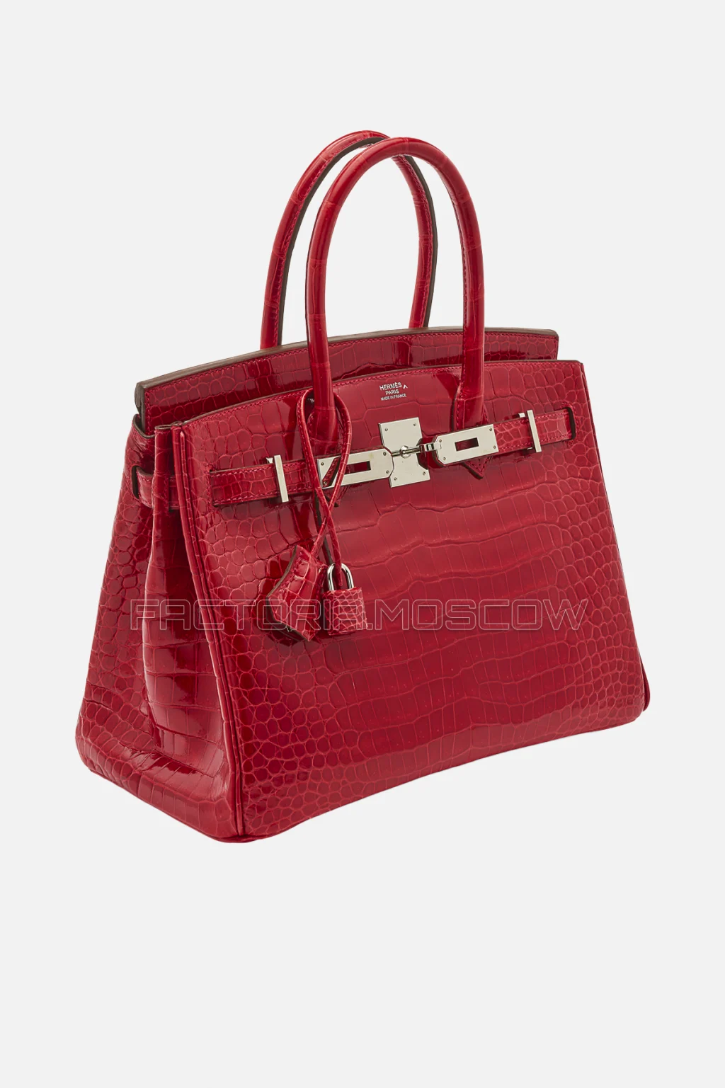 Hermes Birkin 30 Shiny Braise Porosus Crocodile PHW