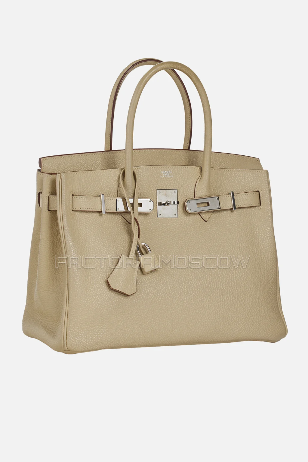 Hermes Birkin 30 Beige Clemence PHW