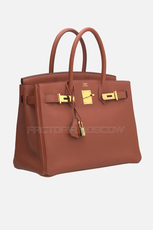 Hermes Birkin 30 Brique Togo GHW
