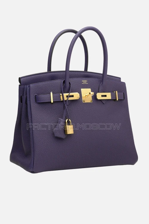 Hermes Birkin 30 Blue Nuit Togo GHW