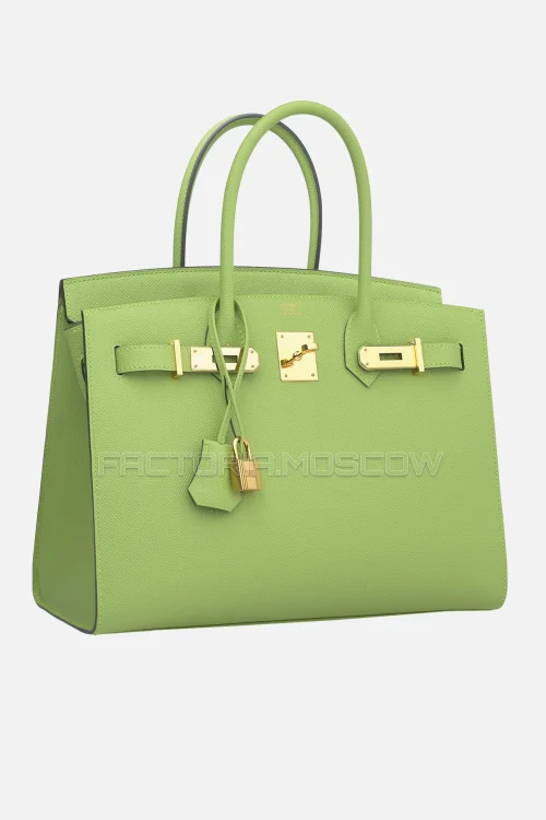 Hermes Birkin Sellier 30 Vert Criquet Epsom GHW