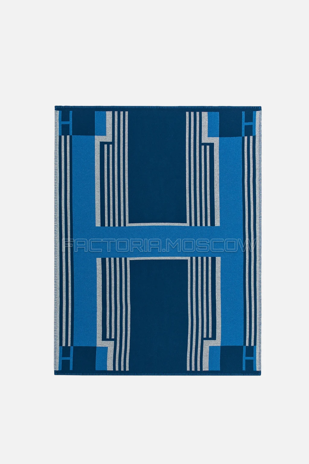 Hermes Ithaque blanket Colour Denim
