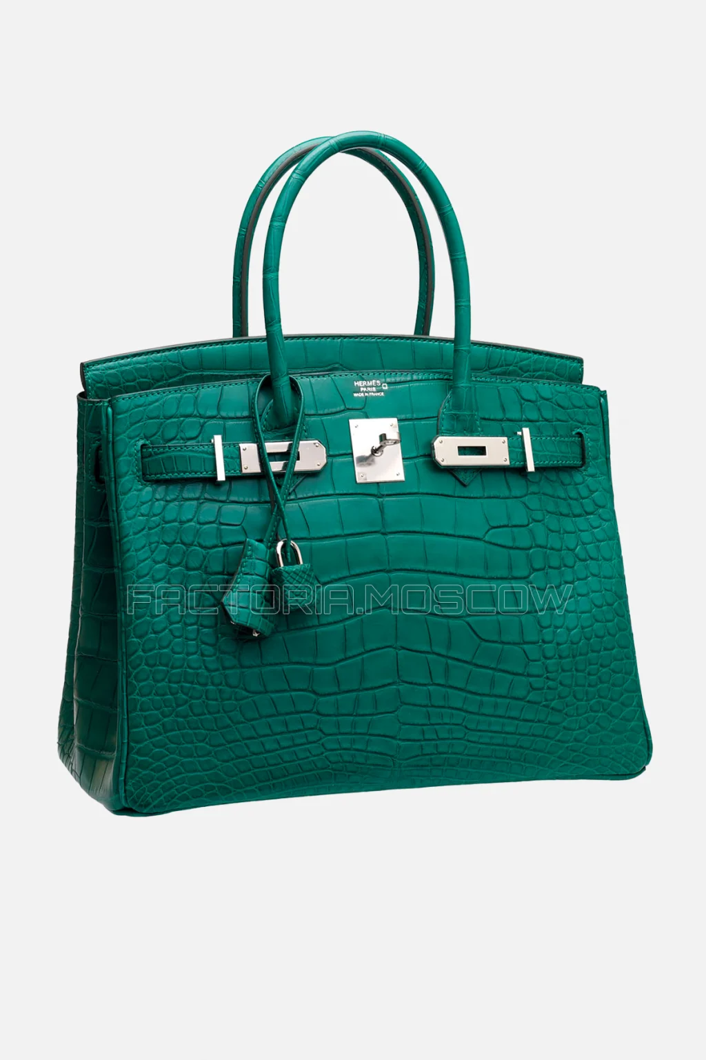 Hermes Birkin 30 Matte Malachite Alligator PHW
