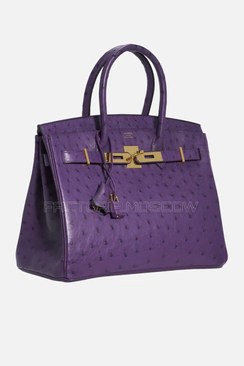Hermes Birkin 30 Violine Ostrich GHW