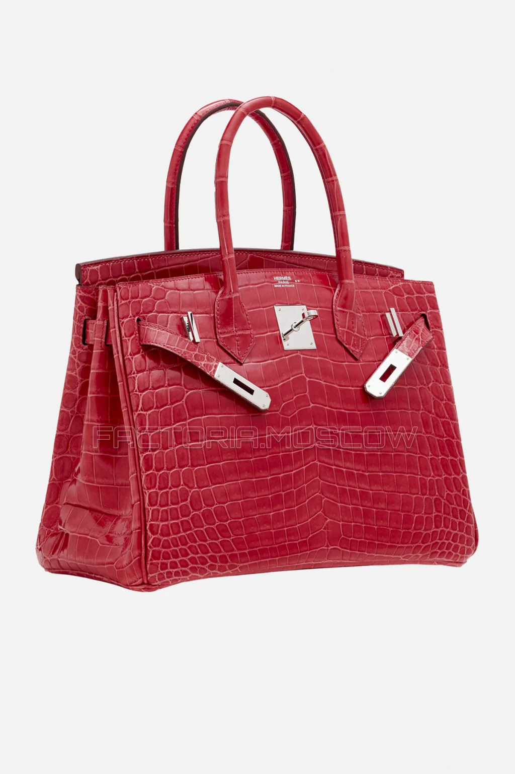 Hermes Birkin 30 Shiny Bougainvillier Niloticus PHW