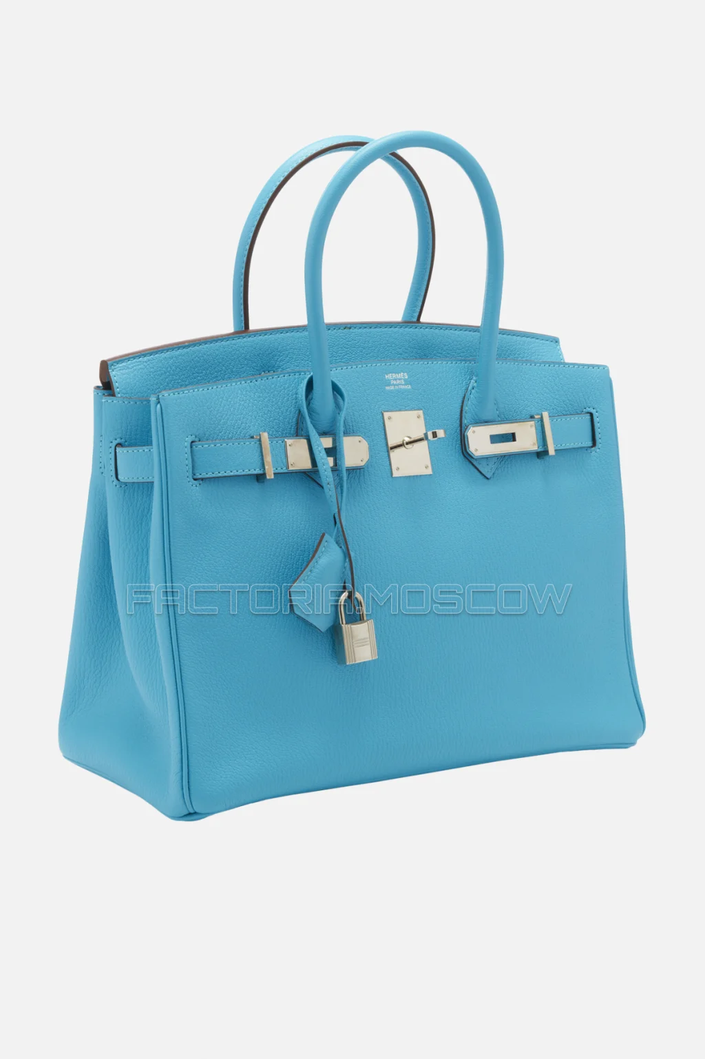 Hermes Birkin 30 Bleu Azteque Chevre PHW