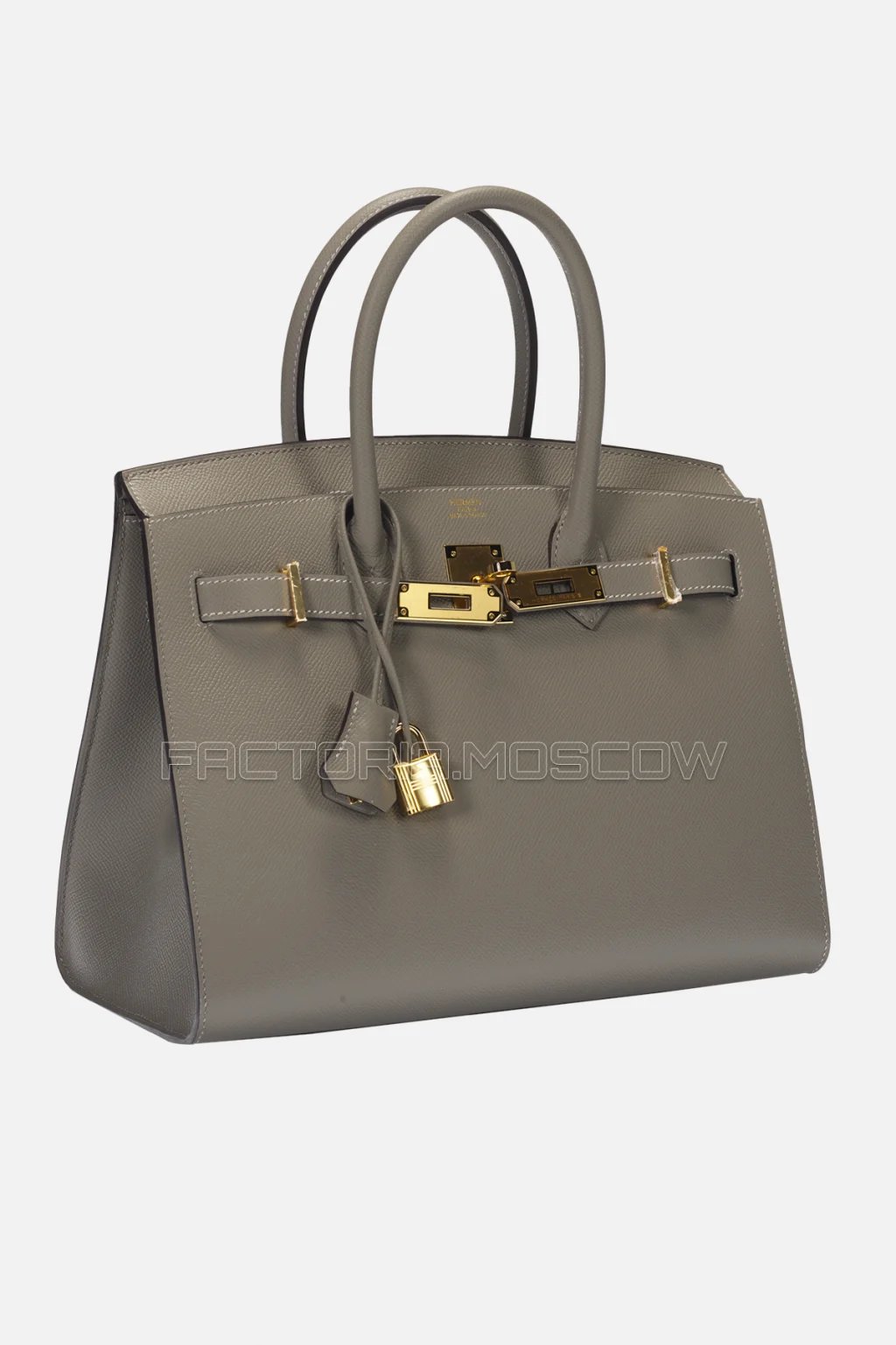Hermes Birkin Sellier 30 Gris Meyer Epsom GHW