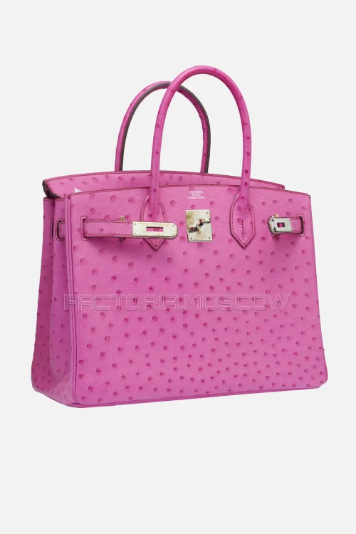 Hermes Birkin 30 Fuchsia Ostrich PHW