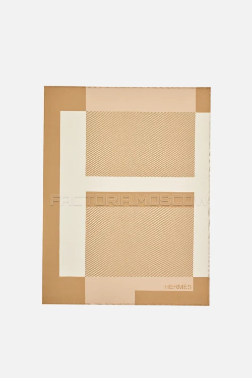 Hermes H Riviera blanket Colour Sable