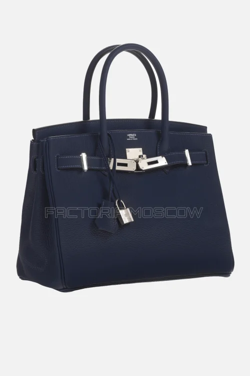 Hermes Birkin 30 Bleu Nuit Togo PHW