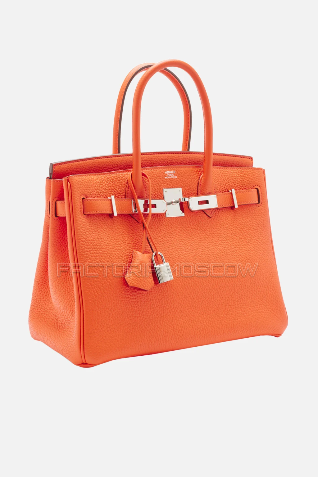 Hermes Birkin 30 Orange Poppy Clemence PHW