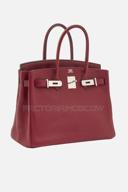 Hermes Birkin 30 Rouge H Clemence Phw