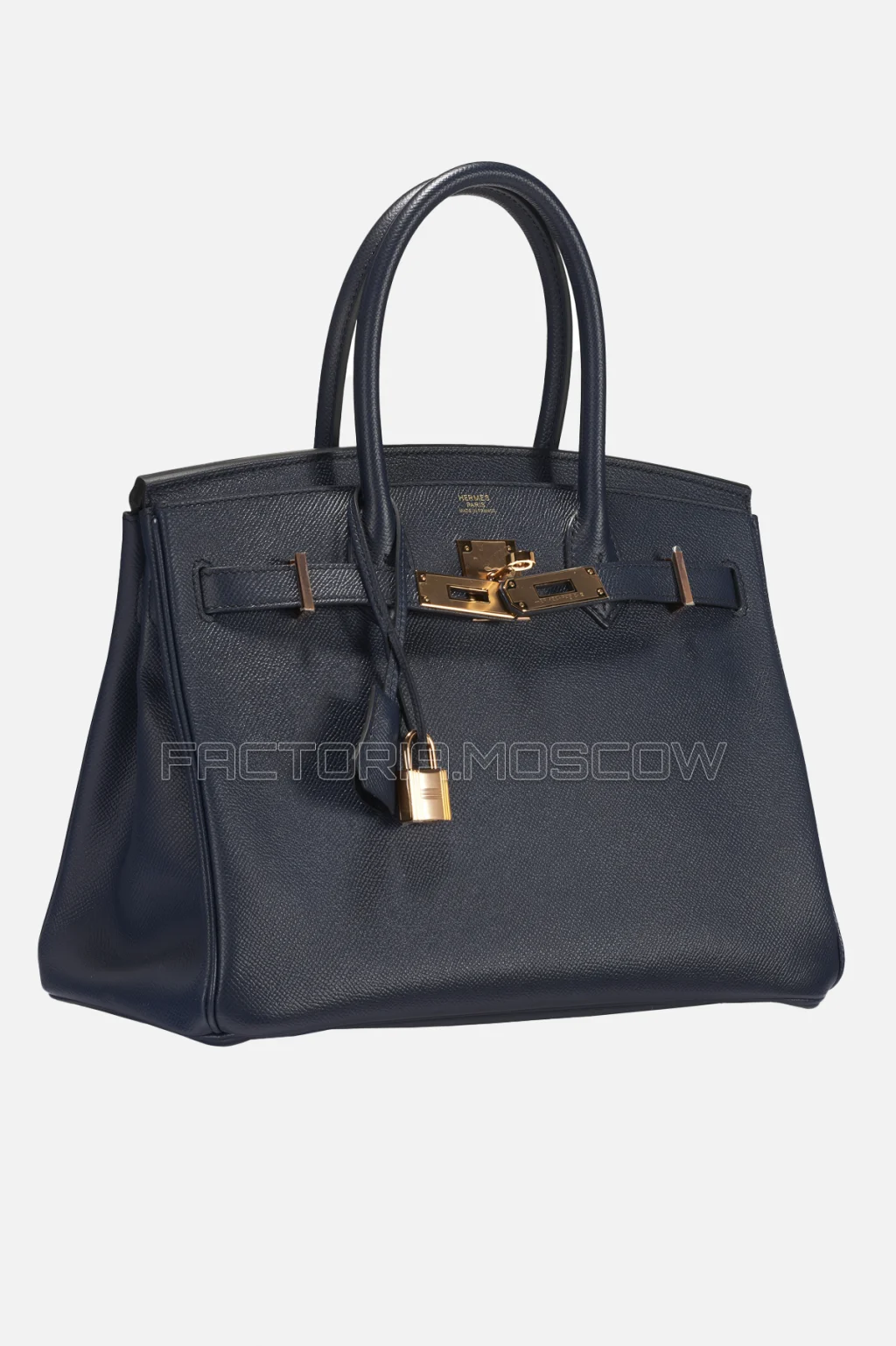 Hermes Birkin 30 Bleu Indigo Epsom GHW