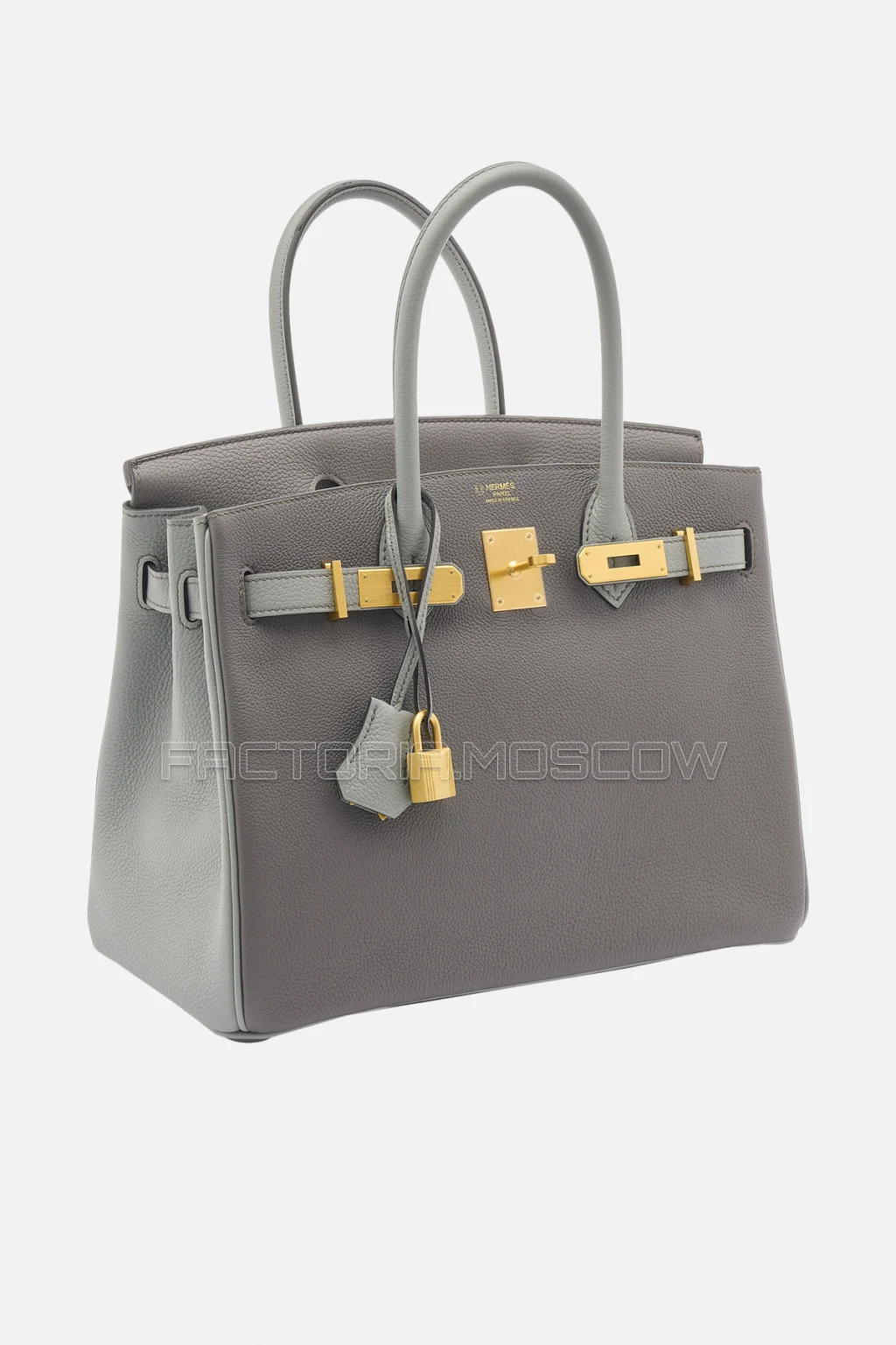 Hermes Birkin 30 Gris Mouette/Etain Togo GHW