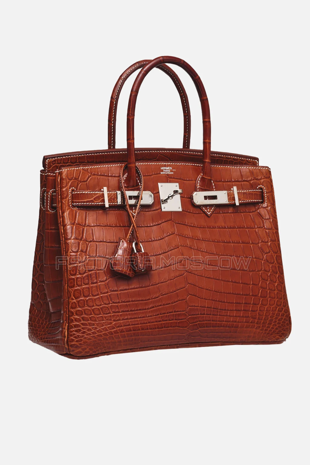 Hermes Birkin 30 Matte Fauve Niloticus Crocodile PHW