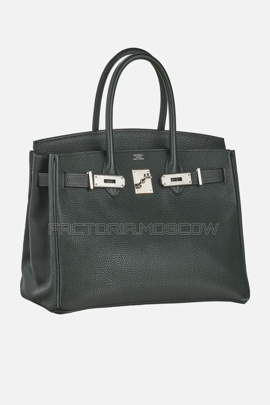 Hermes Birkin 30 Vert Fonce Togo PHW