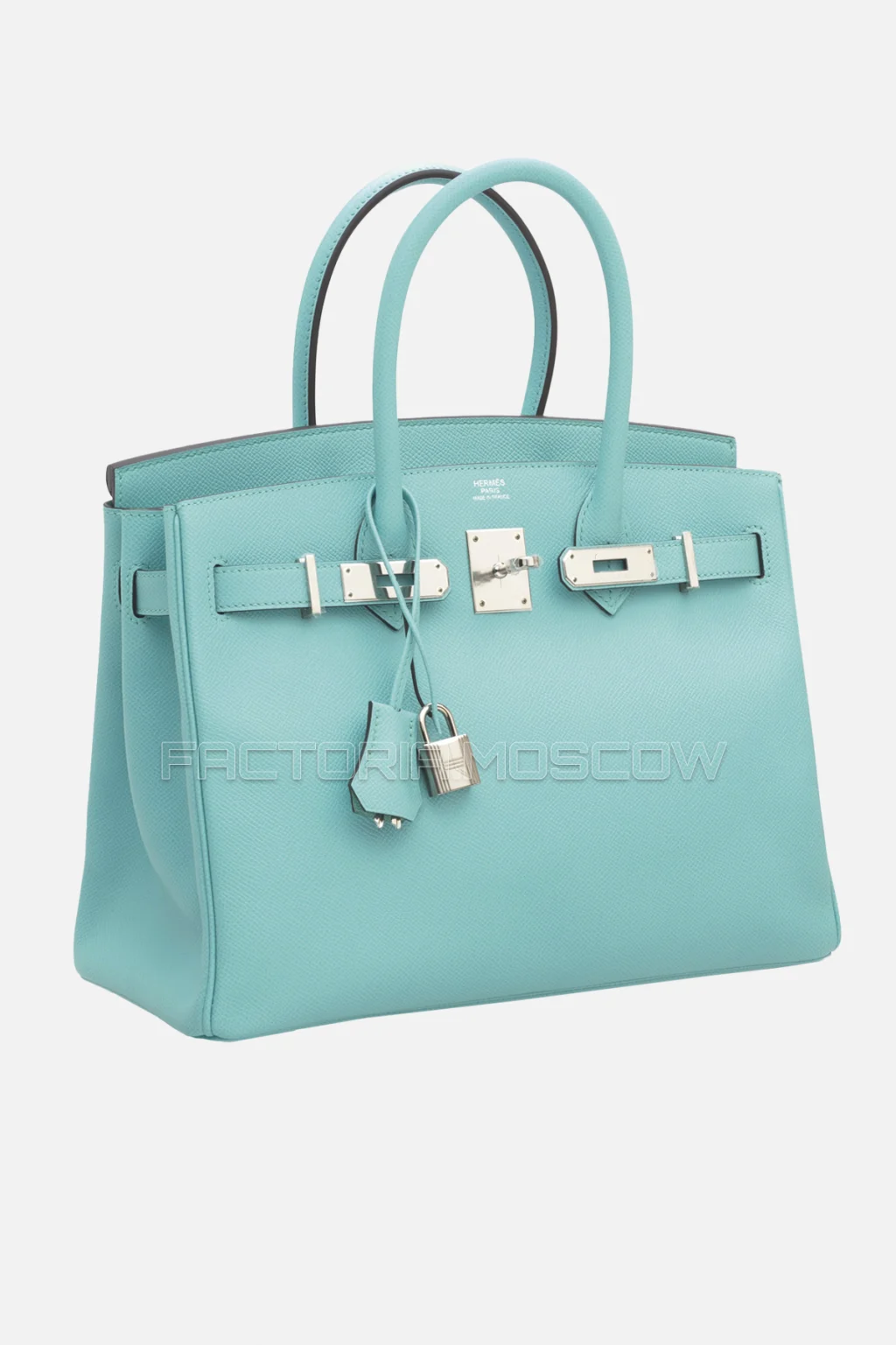 Hermes Birkin 30 Bleu Atoll Epsom PHW