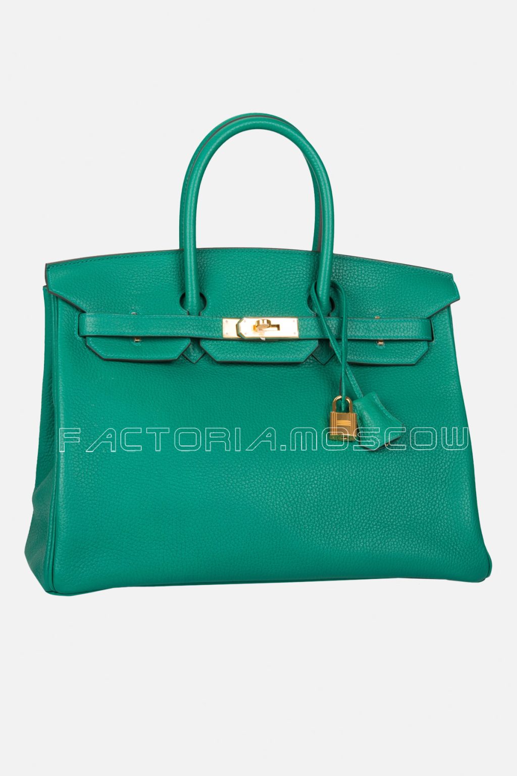 Hermès Birkin 35 Clemence Colour Vert Vertigo GHW