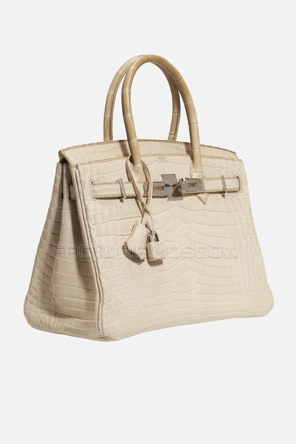 Hermes Birkin 30 Matte Parchemin Niloticus Crocodile PHW