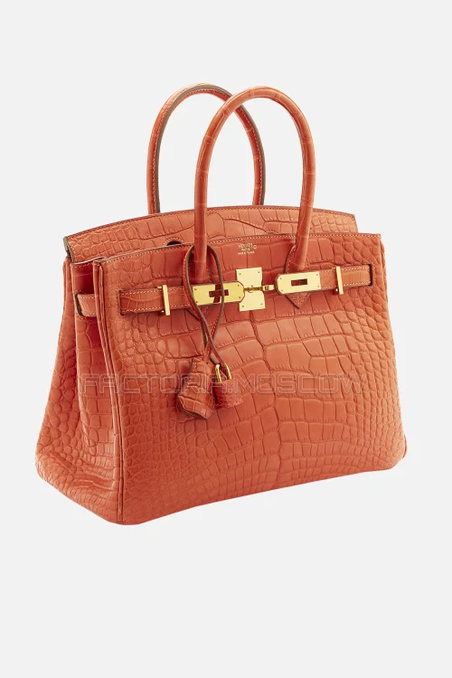 Hermes Birkin 30 Matte Sanguine Alligator GHW