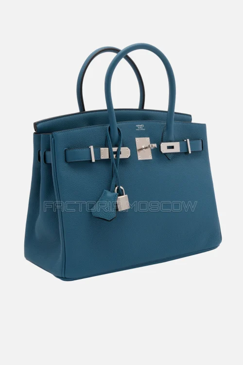Hermes Birkin 30 Cobalt Togo PHW