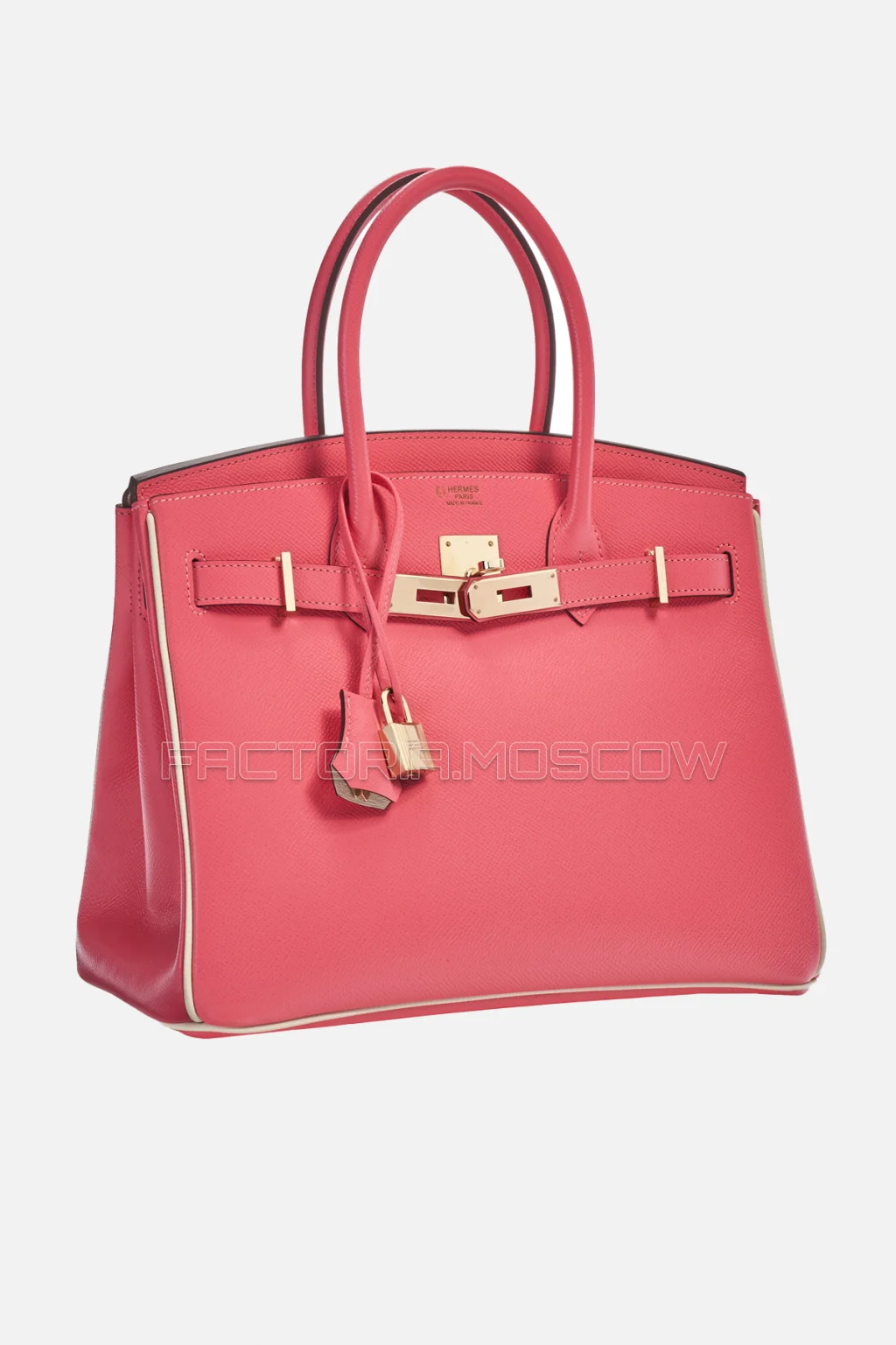 Hermes Birkin 30 Rose Azalee/Craie Epsom GHW
