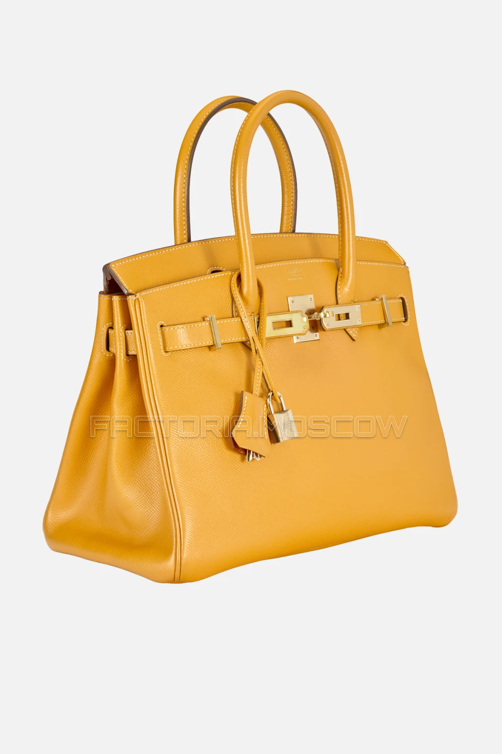 Hermes Birkin 30 Jaune D'Or/Potiron Epsom GHW