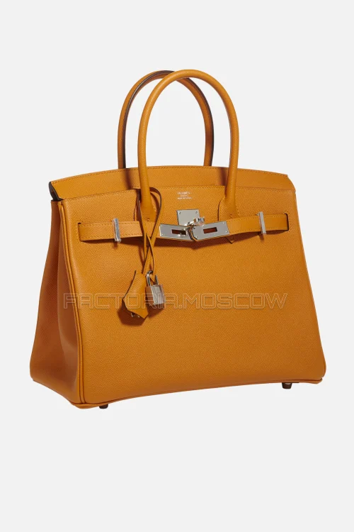 Hermes Birkin 30 Abricot Epsom PHW