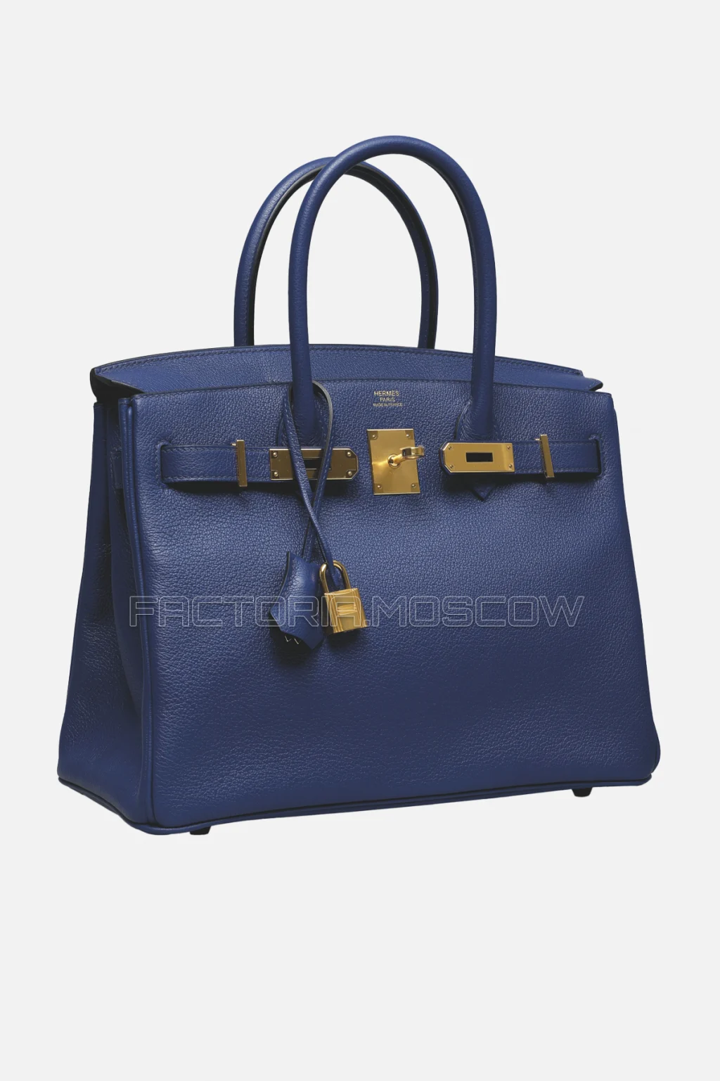Hermes Birkin 30 Bleu Saphir Evercolor GHW