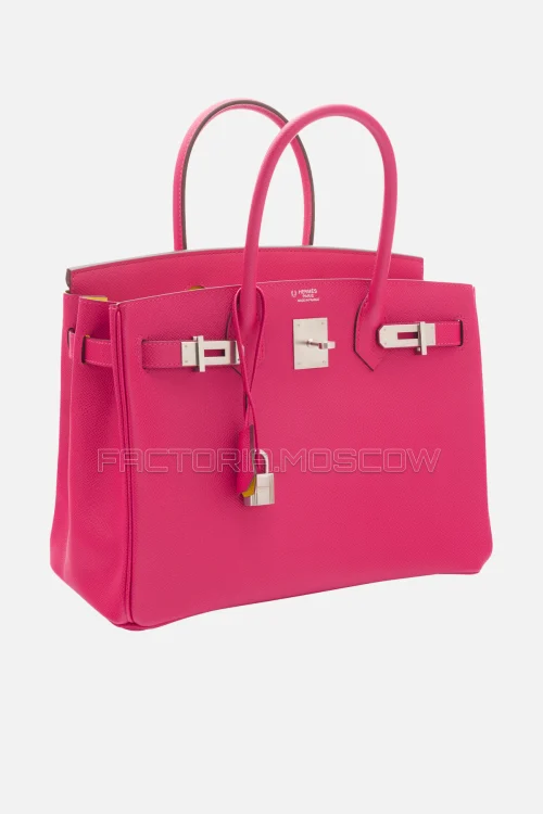 Hermes Birkin 30 Rose Extreme/Lime Epsom PHW