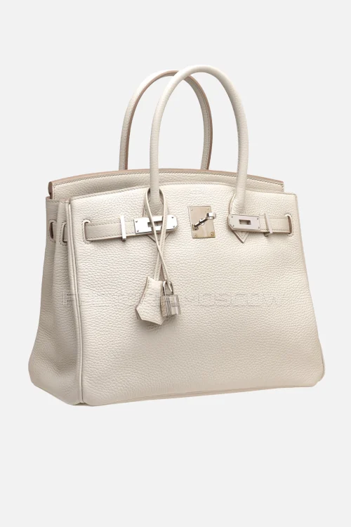 Hermes Birkin 30 Beton Clemence PHW