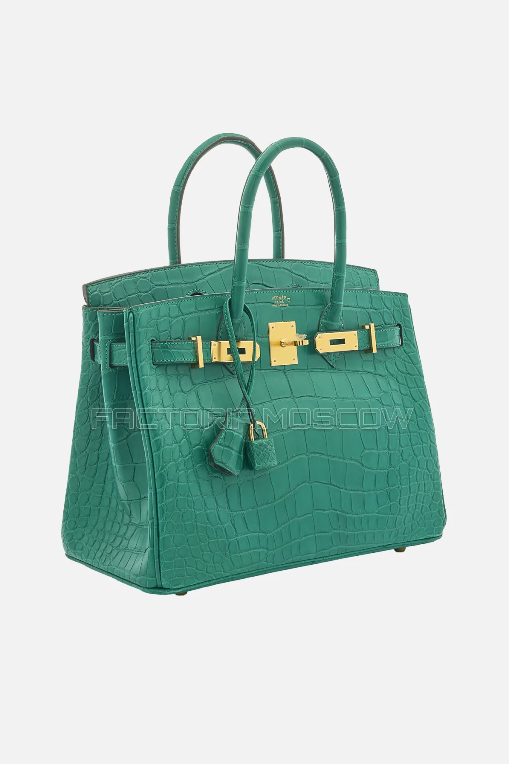 Hermes Birkin 30 Matte Alligator Malachite GHW