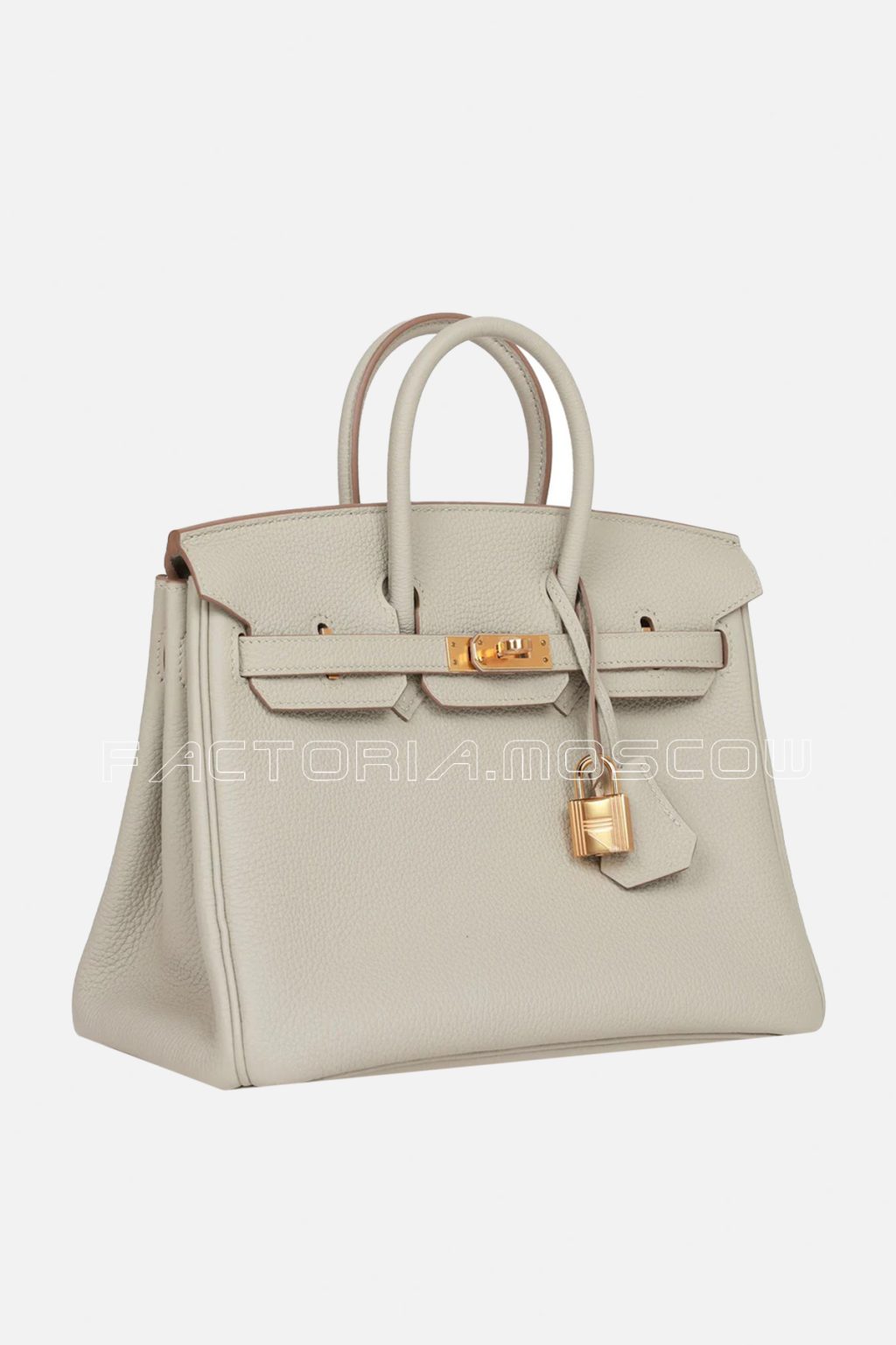 Hermes Birkin 25 Gris Perle Togo GHW