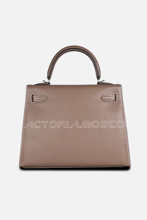 Hermes Kelly Sellier 25 Epsom Colour Etoupe PHW