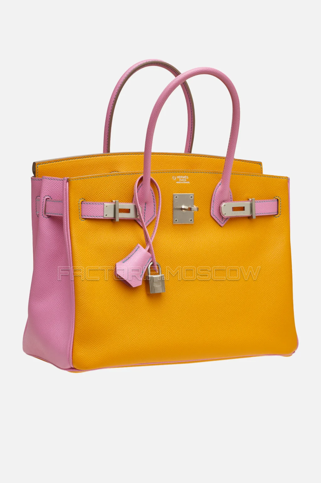 Hermes Birkin 30 Jaune D’Or/5P Pink Epsom PHW