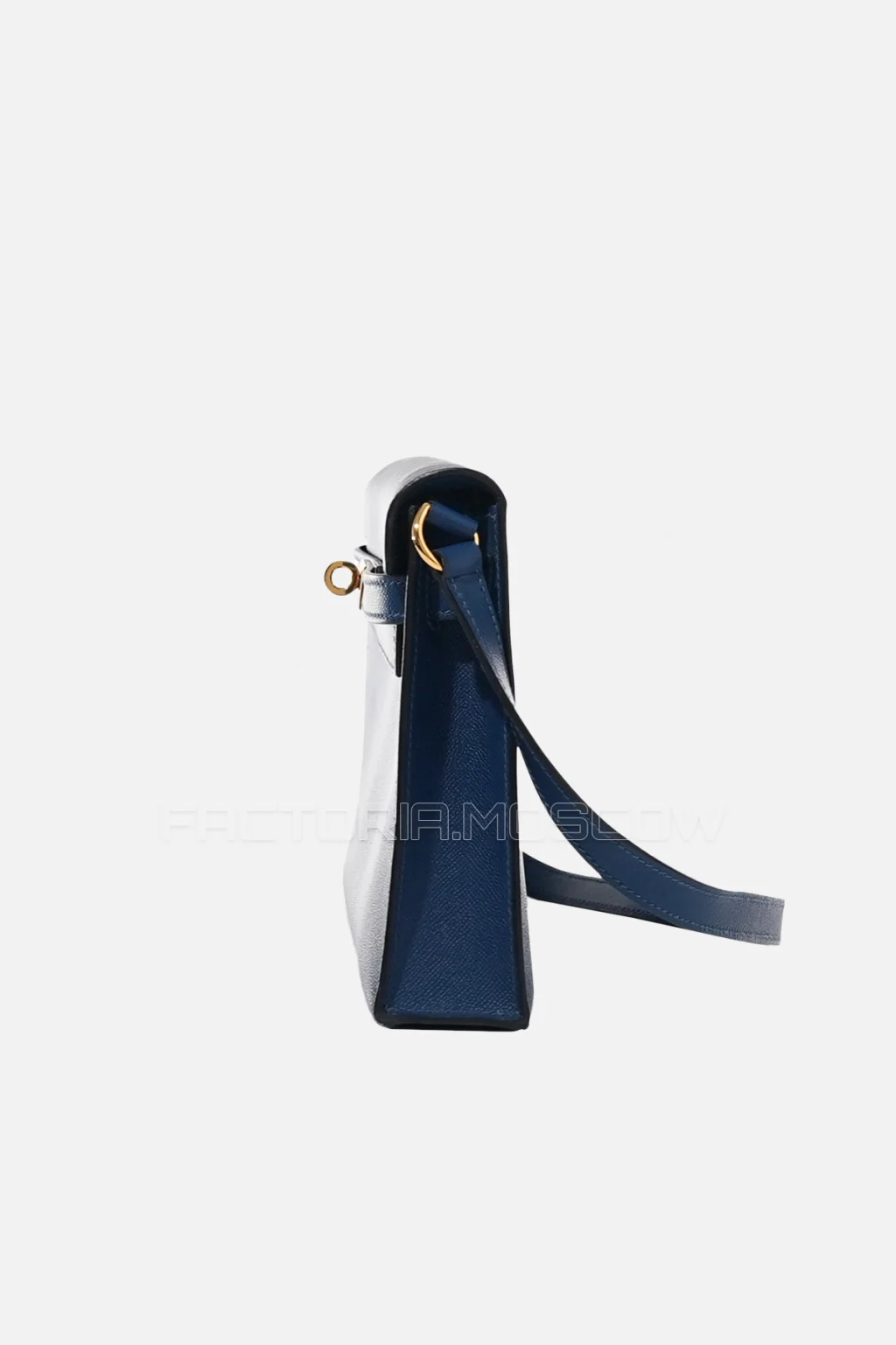 Hermès Kelly Elan Deep Blue Madame GHW