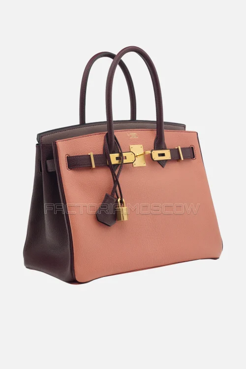 Hermes Birkin 30 Rose The/Griolet/Prune Chevre GHW