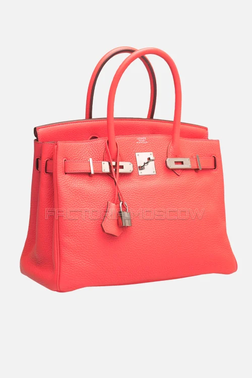 Hermes Birkin 30 Bougainvillier Clemence PHW