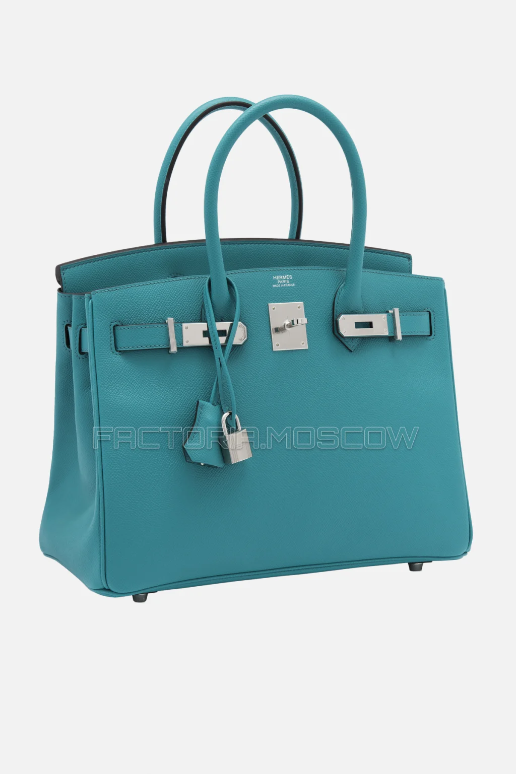 Hermes Birkin 30 Bleu Paon Epsom PHW