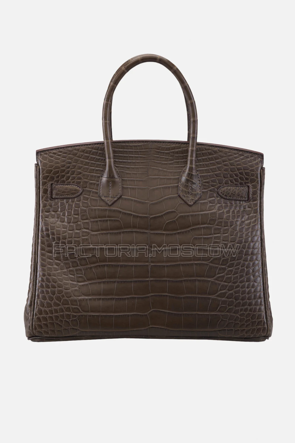 Hermes Birkin 30 Matte Gris Elephant Alligator GHW