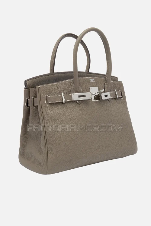 Hermes Birkin 30 Étoupe Clemence PHW