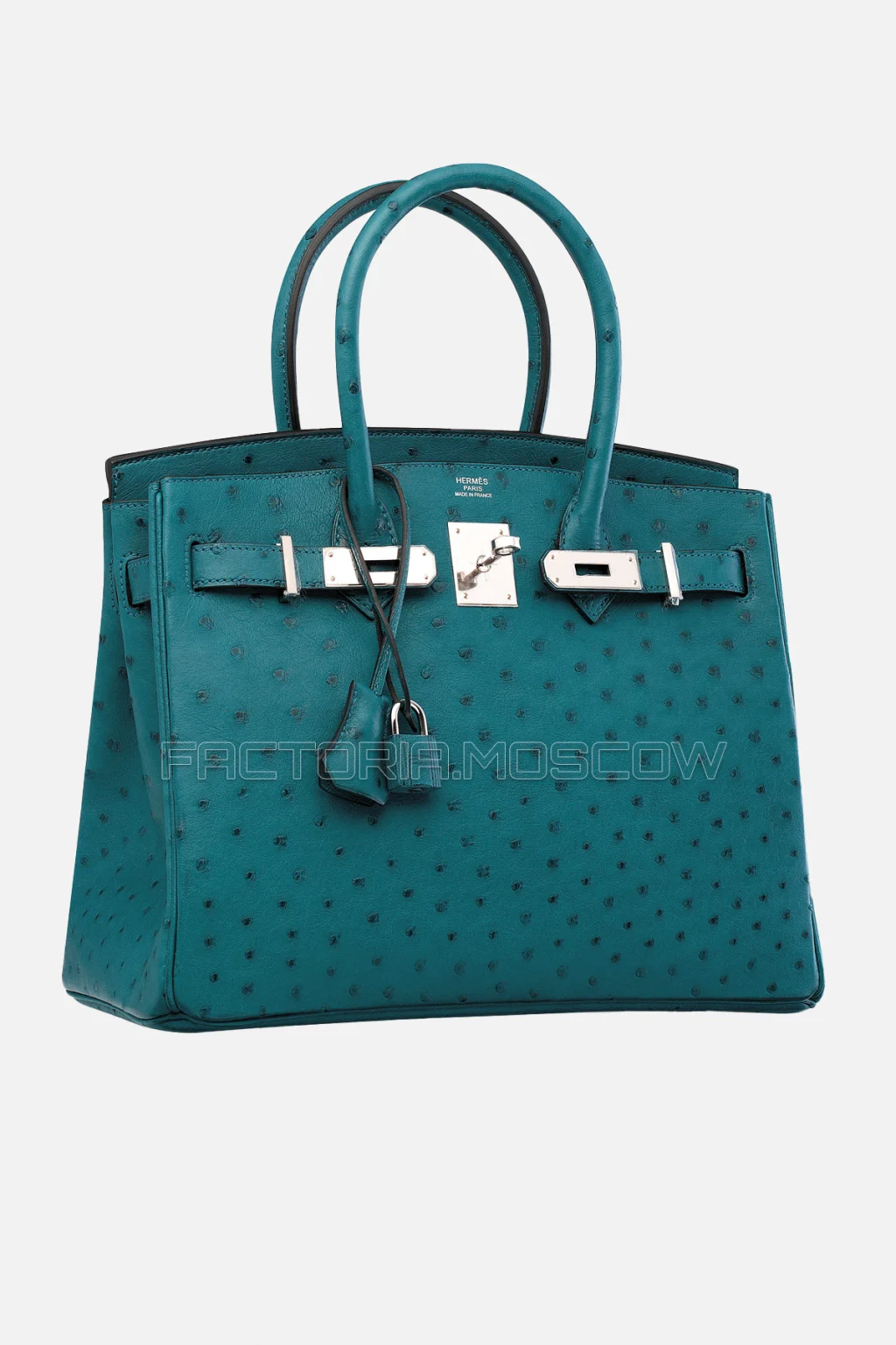 Hermes Birkin 30 Bleu Cobalt Ostrich PHW