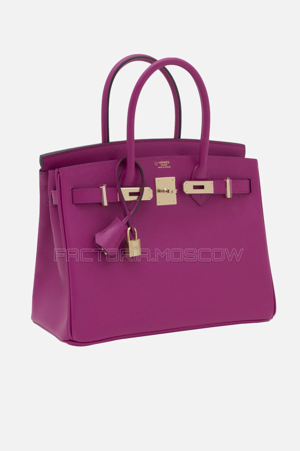 Hermes Birkin 30 Rose Pourpre Epsom RGHW