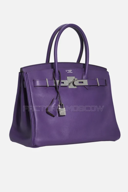 Hermes Birkin 30 Anemone/Étoupe Swift PHW