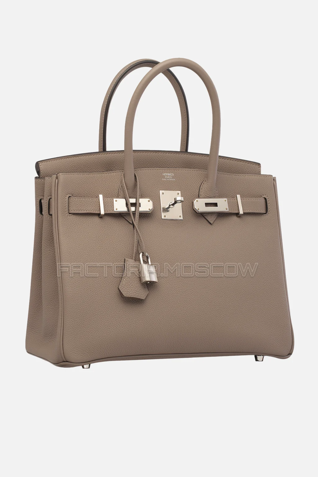 Hermes Birkin 30 Gris Asphalte Evercolor PHW