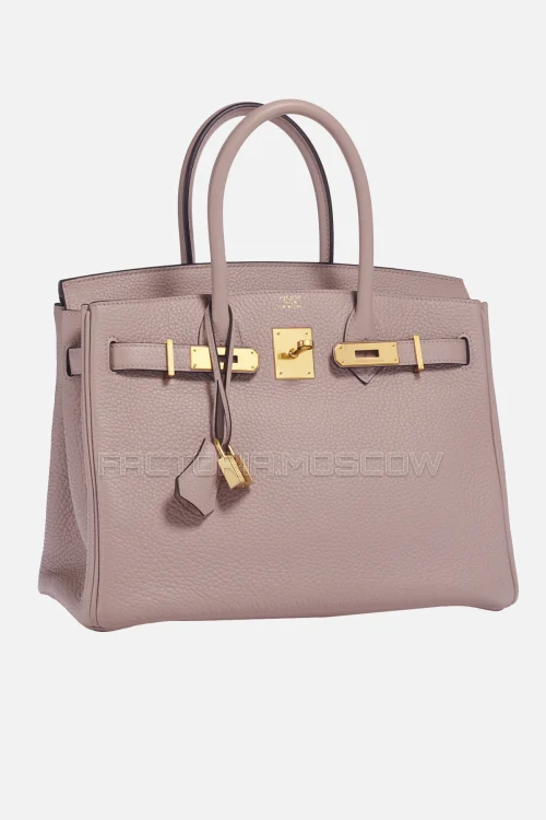 Hermes Birkin 30 Glycine Clemence GHW