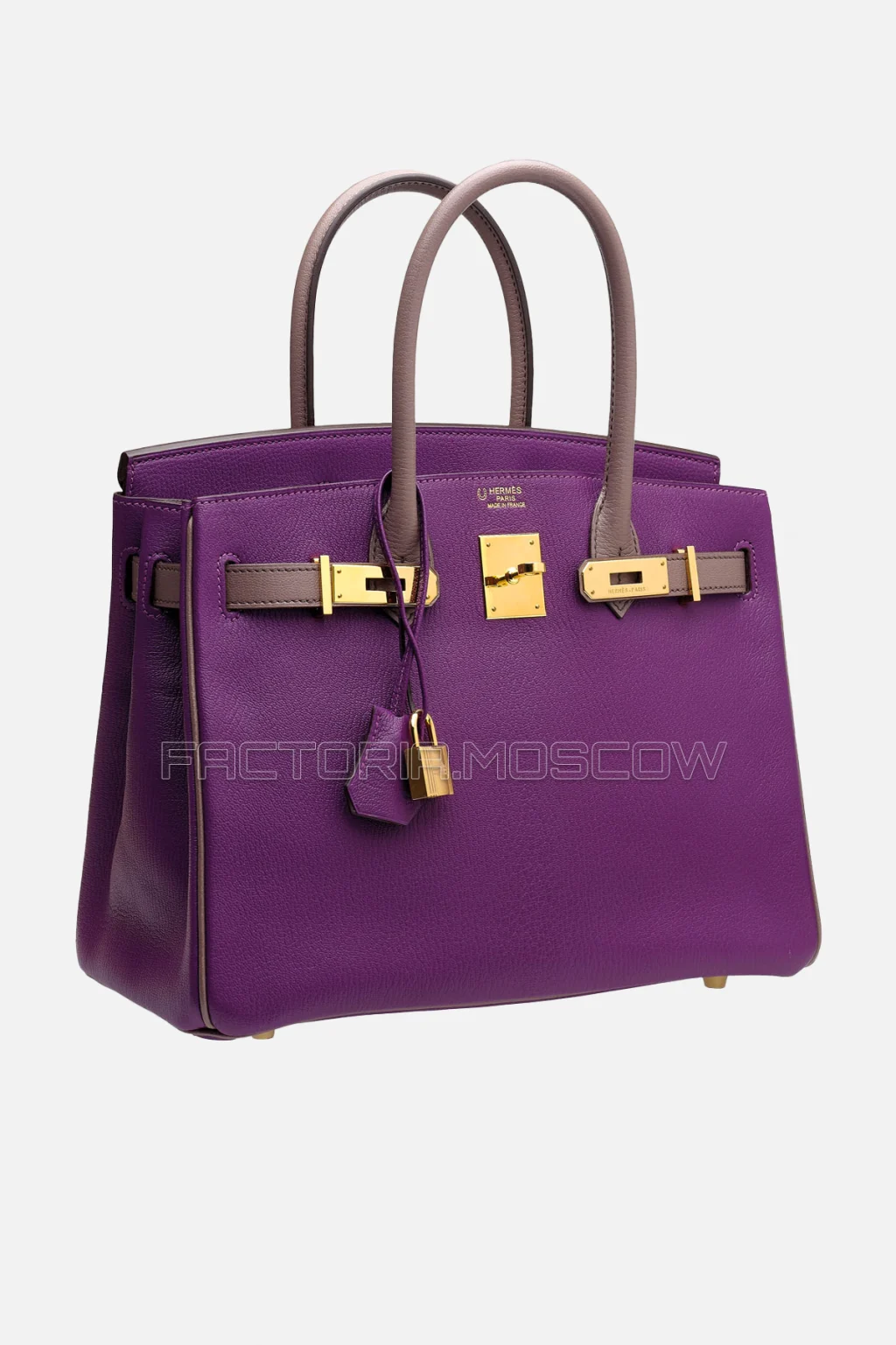 Hermes Birkin 30 Anemone/Griolet Chevre GHW