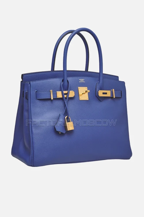 Hermes Birkin 30 Bleu Brighton Epsom GHW
