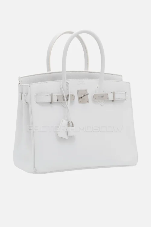 Hermes Birkin 30 White Epsom PHW